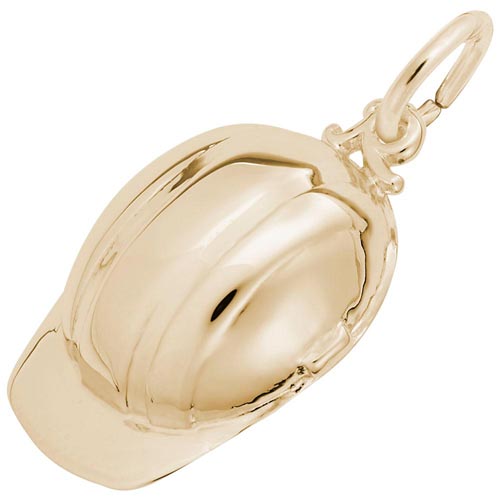 14K Gold Construction Hat Charm by Rembrandt Charms 14K Gold Construction Hat Charm by Rembrandt Charms