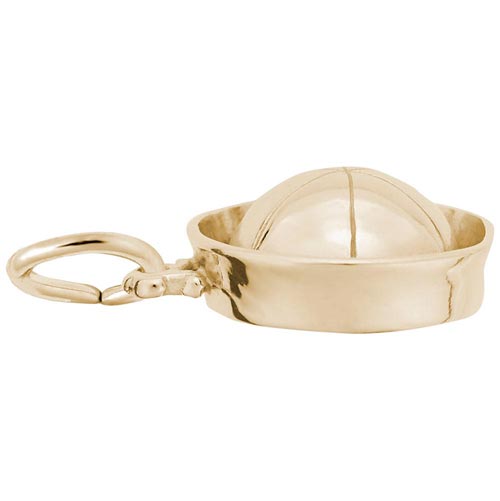 Gold Plate Sailor Hat Charm by Rembrandt Charms