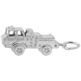 Sterling Silver Fire Truck Charm by Rembrandt Charms