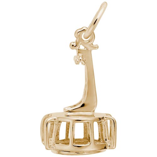 14K Gold Aerial Tramway Charm by Rembrandt Charms 14K Gold Aerial Tramway Charm by Rembrandt Charms