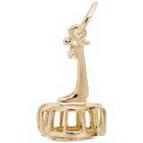 Gold Plate Aerial Tramway Charm by Rembrandt Charms