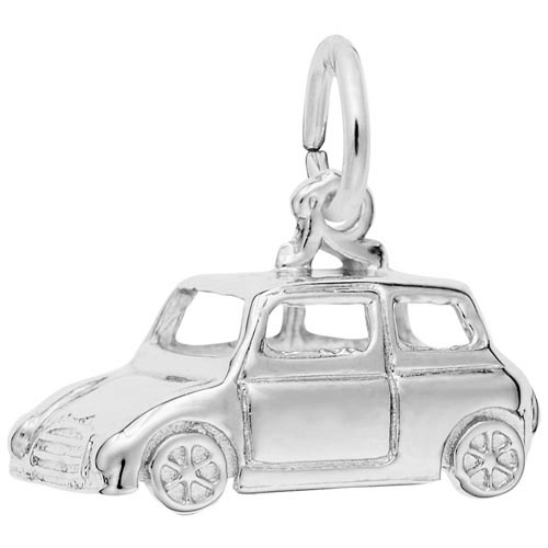 14K White Gold Classic British Car Charm by Rembrandt Charms 14K White Gold Classic British Car Charm by Rembrandt Charms
