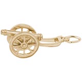 14K Gold Cannon Charm by Rembrandt Charms