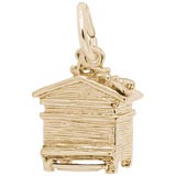 14K Gold Beehive Charm by Rembrandt Charms