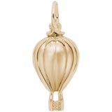 Gold Plate Hot Air Balloon Charm by Rembrandt Charms