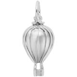 14K White Gold Hot Air Balloon Charm by Rembrandt Charms