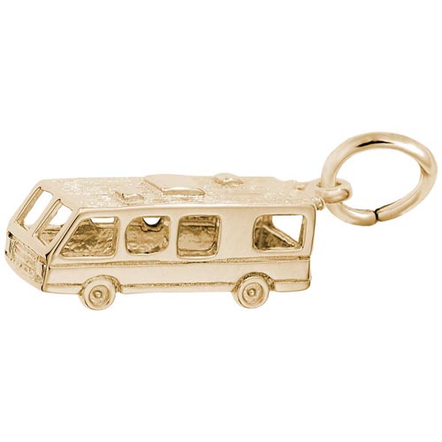 14K Gold RV. Motor Home Charm by Rembrandt Charms 14K Gold RV. Motor Home Charm by Rembrandt Charms