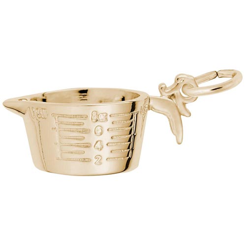 14K Gold Measuring Cup Charm by Rembrandt Charms 14K Gold Measuring Cup Charm by Rembrandt Charms