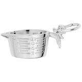 14K White Gold Measuring Cup Charm by Rembrandt Charms