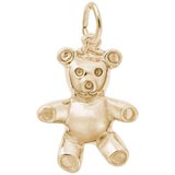 10K Gold Teddy Bear Charm by Rembrandt Charms