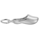 14K White Gold Dutch Shoe Charm by Rembrandt Charms