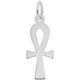14k White Gold Ankh Egyptian Symbol by Rembrandt Charms