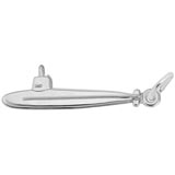14K White Gold Submarine Charm by Rembrandt Charms