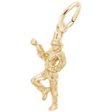 Gold Plate Majorette Charm by Rembrandt Charms