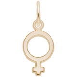 10K Gold Female Symbol Charm by Rembrandt Charms