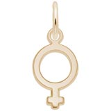 14k Gold Female Symbol Charm by Rembrandt Charms
