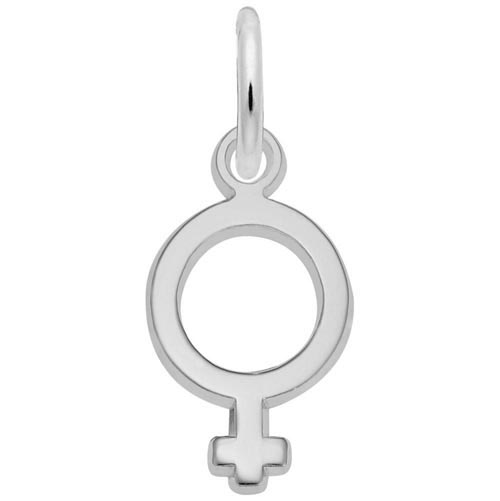 Sterling Silver Female Symbol Charm by Rembrandt Charms Sterling Silver Female Symbol Charm by Rembrandt Charms