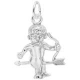14K White Gold Vasectomy Charm by Rembrandt Charms