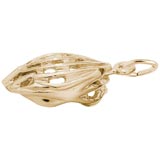 Gold Plated Bicycle Helmet Charm by Rembrandt Charms