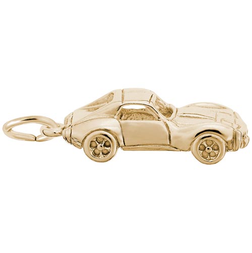 14k Gold Sports Car Charm by Rembrandt Charms