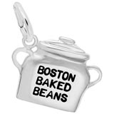 Sterling Silver Boston Baked Beans Charm by Rembrandt Charms