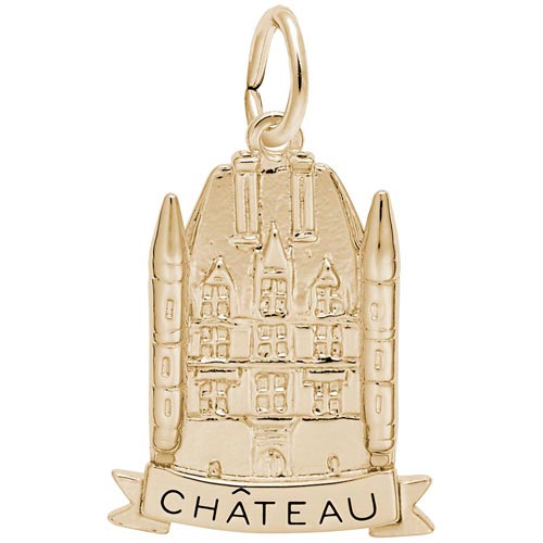 10K Gold Chateau Charm by Rembrandt Charms 10K Gold Chateau Charm by Rembrandt Charms