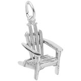 Sterling Silver Adirondack Chair Charm by Rembrandt Charms