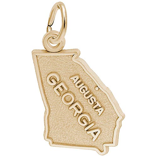 14K Gold Augusta, Georgia Charm by Rembrandt Charms 14K Gold Augusta, Georgia Charm by Rembrandt Charms