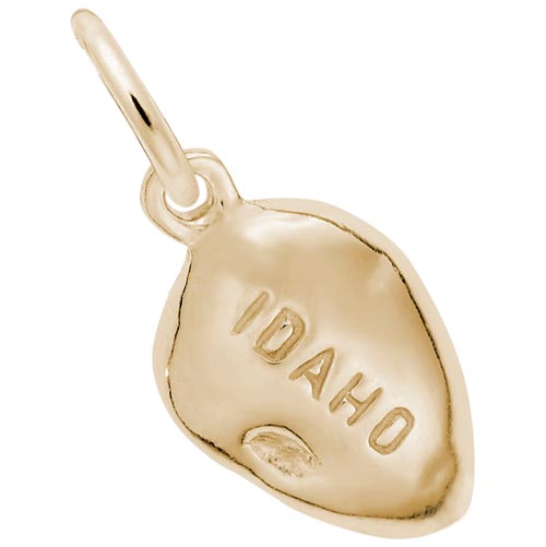 14K Gold Idaho Potato Charm by Rembrandt Charms 14K Gold Idaho Potato Charm by Rembrandt Charms