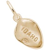 10K Gold Idaho Potato Charm by Rembrandt Charms