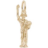 Gold Plate Statue of Liberty Charm by Rembrandt Charms