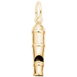 10K Gold Whistle Charm by Rembrandt Charms