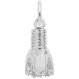 14K White Gold Oil Drill Bit Charm by Rembrandt Charms
