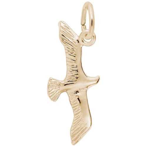 14k Gold Seagull Charm by Rembrandt Charms 14k Gold Seagull Charm by Rembrandt Charms