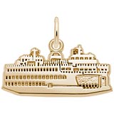 10K Gold Washington State Ferry Charm by Rembrandt Charms