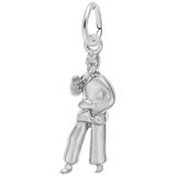 Sterling Silver Martial Arts Charm by Rembrandt Charms