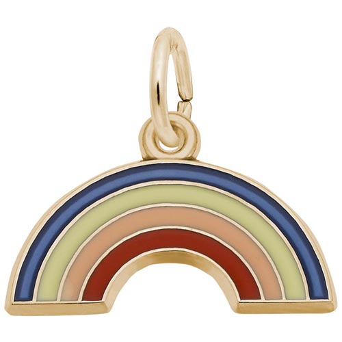 Gold Plated Rainbow Charm by Rembrandt Charms