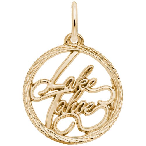 14K Gold Lake Tahoe Charm by Rembrandt Charms 14K Gold Lake Tahoe Charm by Rembrandt Charms