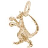 10K Gold Boxing Kangaroo Charm by Rembrandt Charms