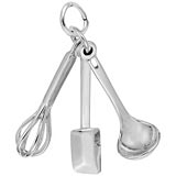 Sterling Silver Cooking Utensil Charm by Rembrandt Charms