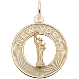 10K Gold New York Charm by Rembrandt Charms