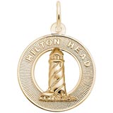 14k Gold Lighthouse, Hilton Head SC by Rembrandt Charms