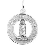 Sterling Silver Lighthouse, Hilton Head SC by Rembrandt Charms