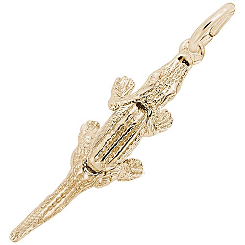 14K Gold Gator Charm by Rembrandt Charms