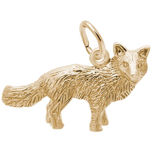 14k Gold Fox Charm by Rembrandt Charms