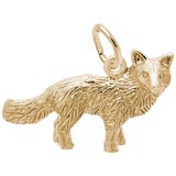 10K Gold Fox Charm by Rembrandt Charms