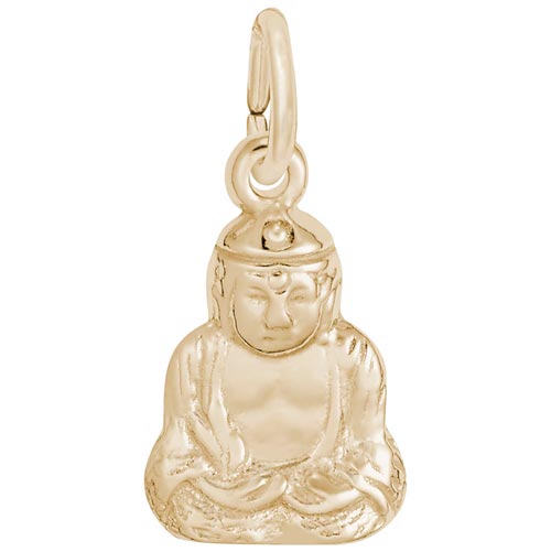 10K Gold Buddha Accent Charm by Rembrandt Charms 10K Gold Buddha Accent Charm by Rembrandt Charms