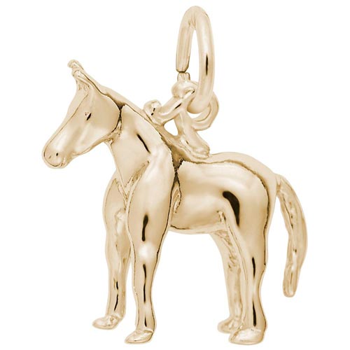 14K Gold Mule Charm by Rembrandt Charms 14K Gold Mule Charm by Rembrandt Charms