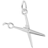 14K White Gold Scissors Charm by Rembrandt Charms