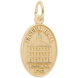 Gold Plated Faneuil Hall Charm by Rembrandt Charms